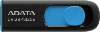USB flash ADATA UV128, 512GB, USB 3.2, i zi blumarin - 1