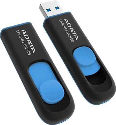 USB flash ADATA UV128, 512GB, USB 3.2, i zi blumarin - 2