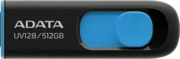 USB flash ADATA UV128, 512GB, USB 3.2, i zi blumarin