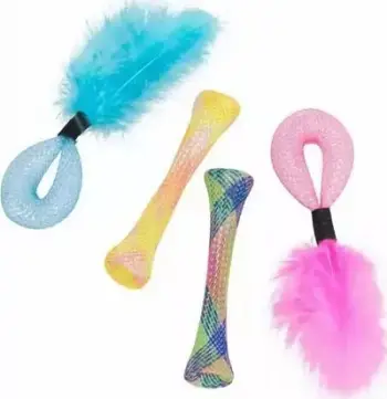 Lodra për mace Trixie Cat Toy Tubes, set 4 copë, 15cm, shumëngjyrëshe