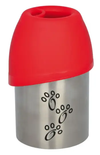 Shishe me tas për qen Trixie, 300 ml, e kuqe
