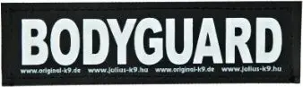Ngjitës Velcro Trixie Julius-K9 'Bodyguard', L, i zi