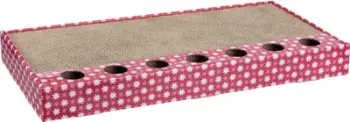 Gërvishtëse për mace Trixie, me lodra, 48x25 cm, rozë