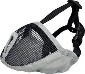 Maskë për qen Trixie, 20cm, e hirtë