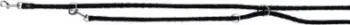 Rrip për qen Trixie Cavo, S/M, 2m/12mm, i zi