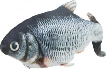 Lodër për mace Trixie Wriggle Fish, 30 cm, me catnip, me karikim USB