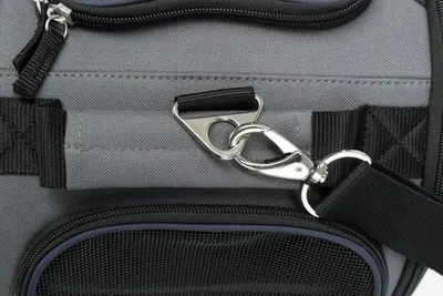 Çantë transporti për kafshë Trixie Wings, e hirtë / e kaltër - 7