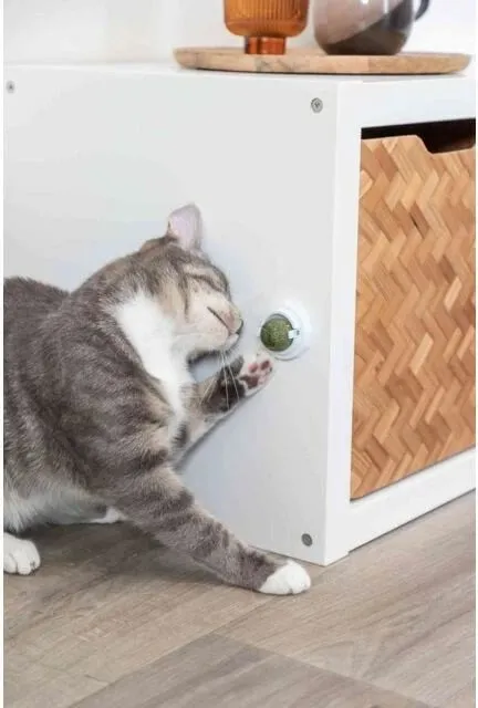 Lodër për mace Trixie Ball, catnip, montim ngjitës, 5 cm - 3