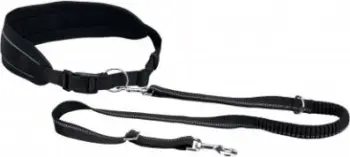 Set rrip dhe litar për qen Trixie Hip, 75–120 cm, i zi