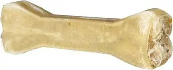 Kockë përtypëse për qen Trixie Pressed Bone, 13cm, 70g, me mbushje qengji
