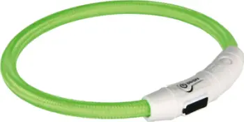 Kollare USB për qen Trixie, M-L, 45cm, e gjelbër