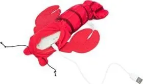 Lodër për mace Trixie Wriggle Shrimp, 23 cm, me catnip, e kuqe - 2