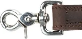 Rrip për qen Trixie Rustic, lëkurë e trashë, 1 m 20 mm, gri - 4