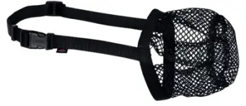 Maskë për qen Trixie Mesh, S, 15cm, e zezë
