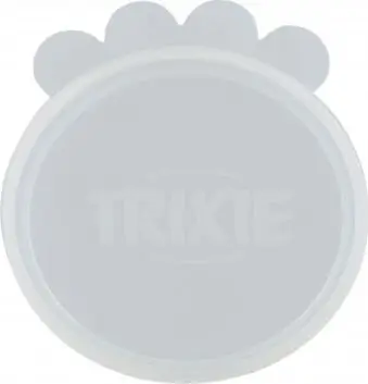 Kapak kanaçesh Trixie, 7.6cm, 2 copë, i bardhë