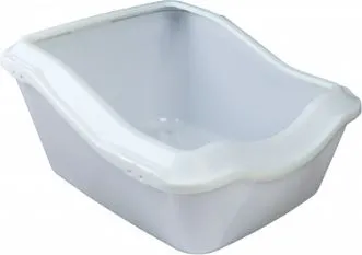 Kuvetë për mace Trixie XXL, me kornizë, e bardhë - 1