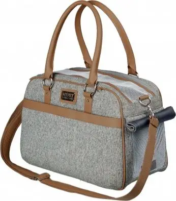 Çantë transporti për kafshë Trixie Helen, 19x28x40cm, e hirtë