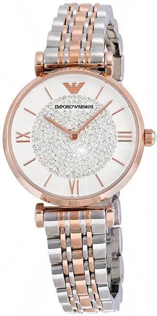 Orë për femra Emporio Armani AR 1926, e argjendtë/artë