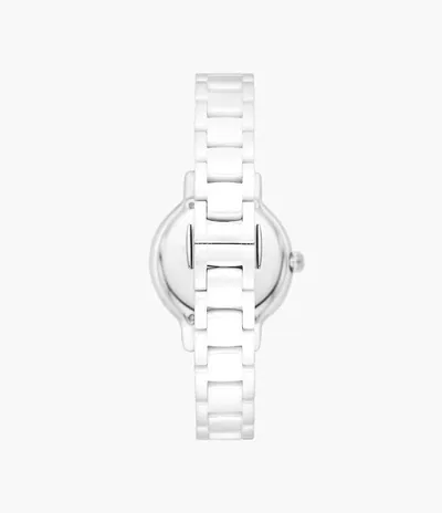 Orë për femra Emporio Armani Cleo Ceramic AR70013, e bardhë - 3