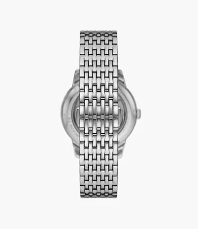 Orë dore për meshkuj Emporio Armani Automatic AR60081, e argjendtë - 3