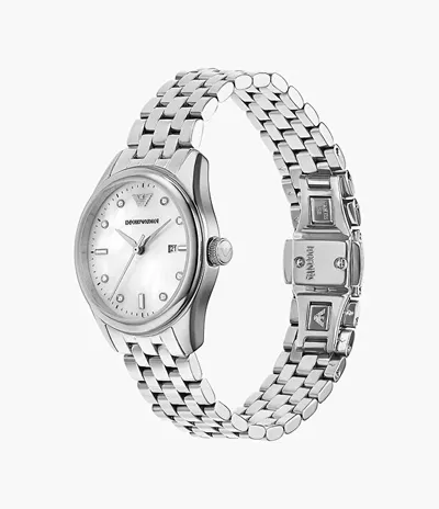 Orë dore për femra Emporio Armani AR11614, e argjendtë - 4