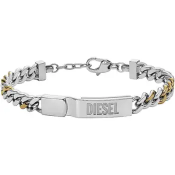 Byzylyk për meshkuj Diesel DX1457931, i argjendtë