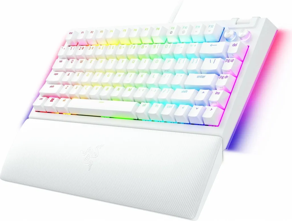 Tastierë mekanike për lojëra Razer BlackWidow V4 75%, e bardhë - 3
