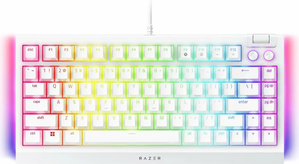 Tastierë mekanike për lojëra Razer BlackWidow V4 75%, e bardhë - 4