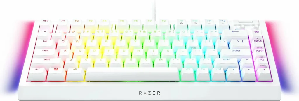 Tastierë mekanike për lojëra Razer BlackWidow V4 75%, e bardhë - 5