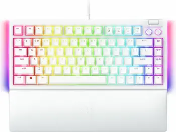 Tastierë mekanike për lojëra Razer BlackWidow V4 75%, e bardhë