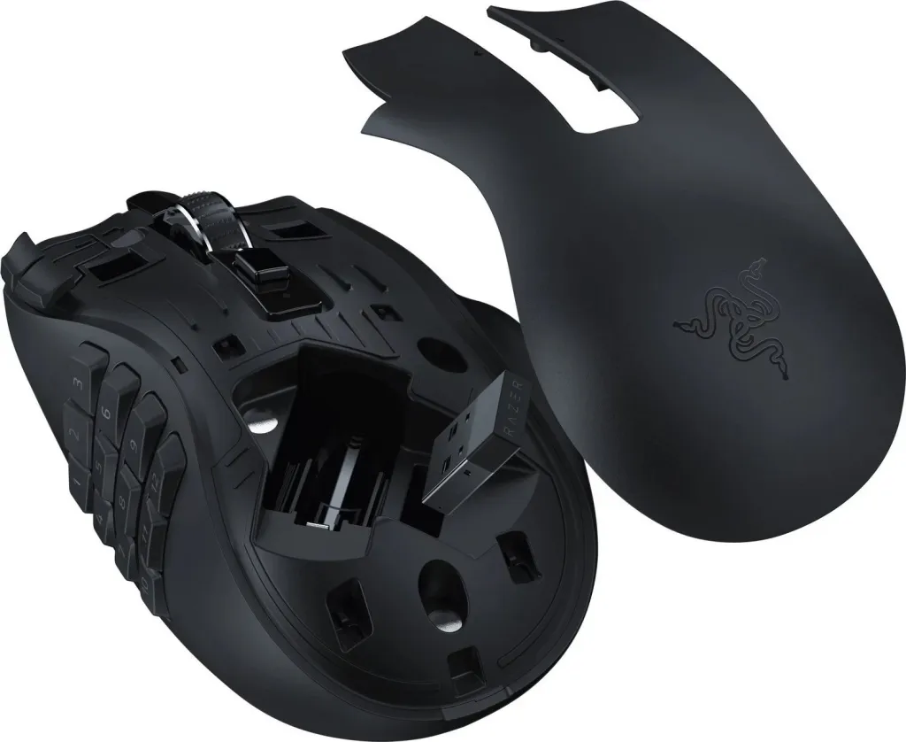Maus RAZER Naga V2 HyperSpeed, optik, 30000 DPI, i zi - 6