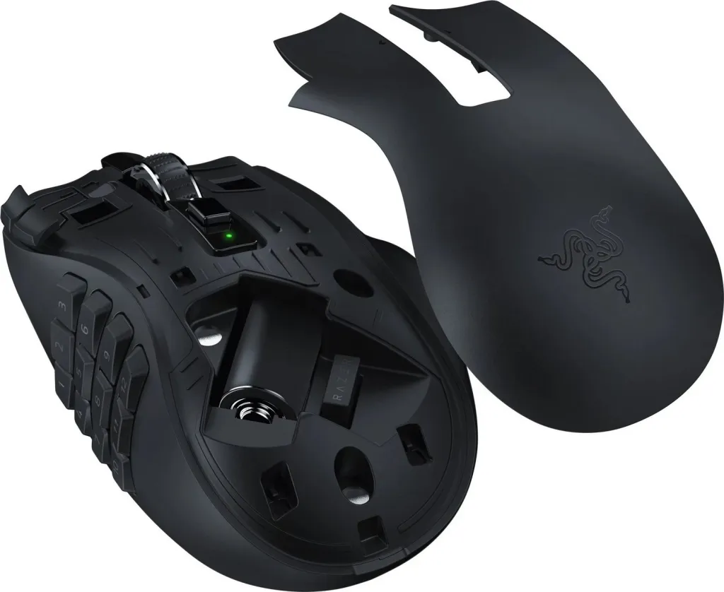 Maus RAZER Naga V2 HyperSpeed, optik, 30000 DPI, i zi - 7