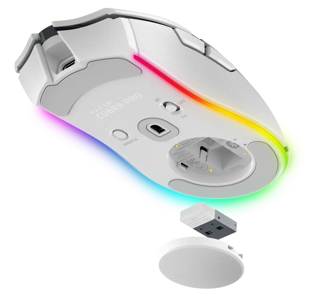 Maus Razer Cobra Pro, i bardhë - 5