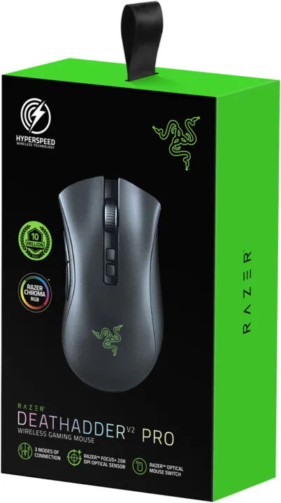 Maus Razer DeathAdder V2 Pro + dock për maus, i zi - 7