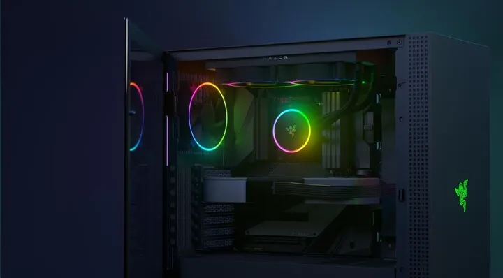 Ftohës i lëngshëm Razer Hanbo Chroma RGB AIO 240MM - 9