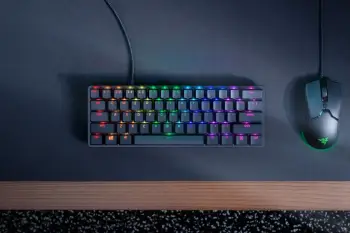 Tastierë për lojëra Razer Huntsman Mini SWE, Purple Switch, RGB, e zezë