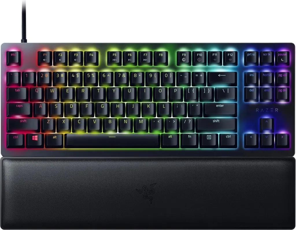 Tastierë Razer Huntsman V2 TKL Linear, me kabllo, e zezë - 1