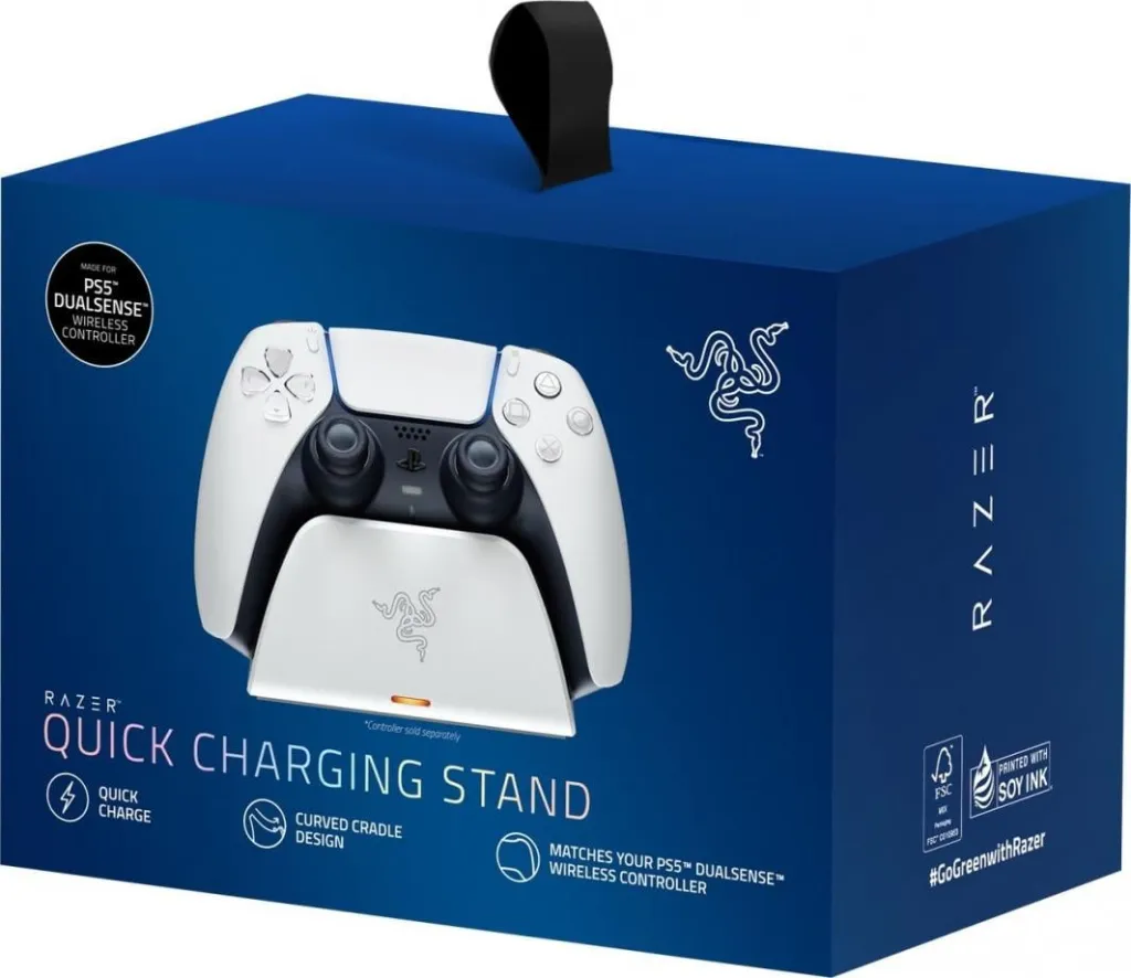 Stacion karikimi për kontroller Razer DualSense - 12