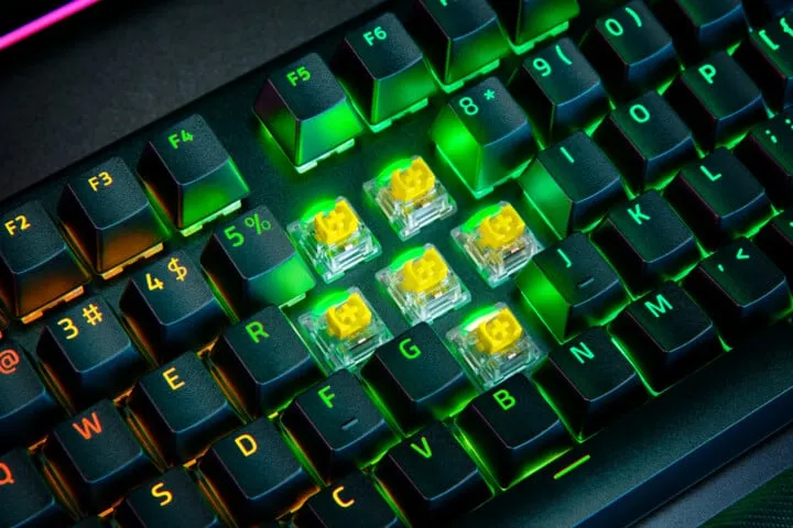 Tastierë Razer BlackWidow V4 X, Razer Green, US - 4