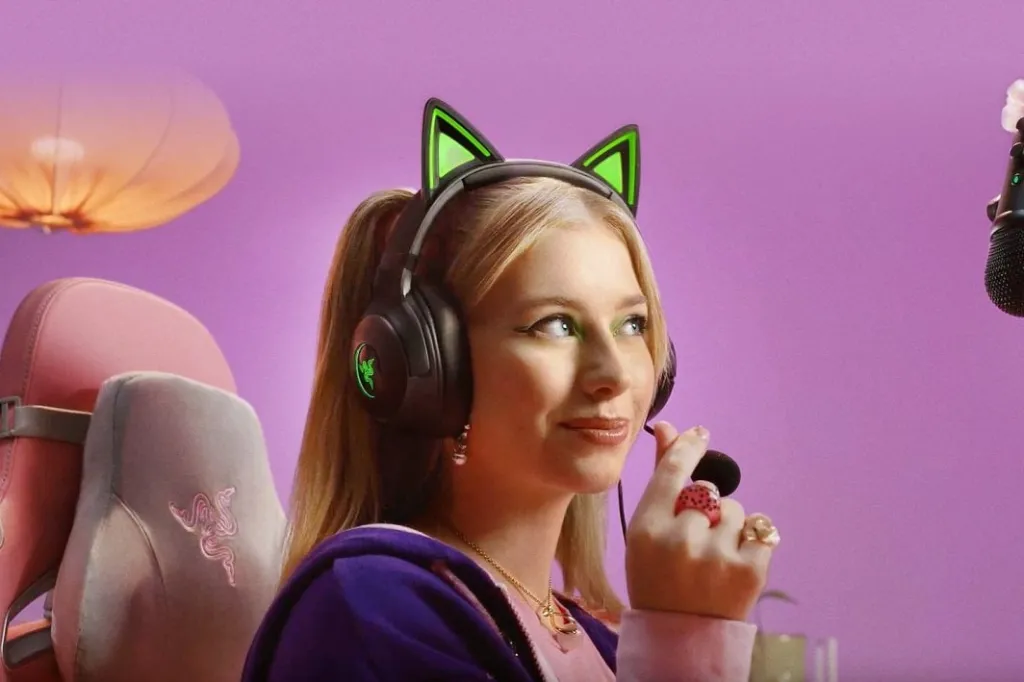 Kufje Razer Kraken Kitty V2 - 1