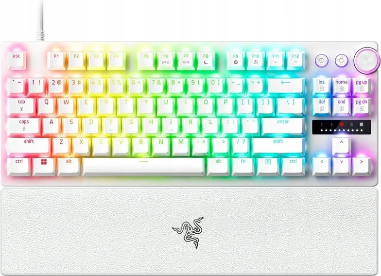 Tastierë Razer Huntsman V3 Pro TKL Analog, e bardhë - 1