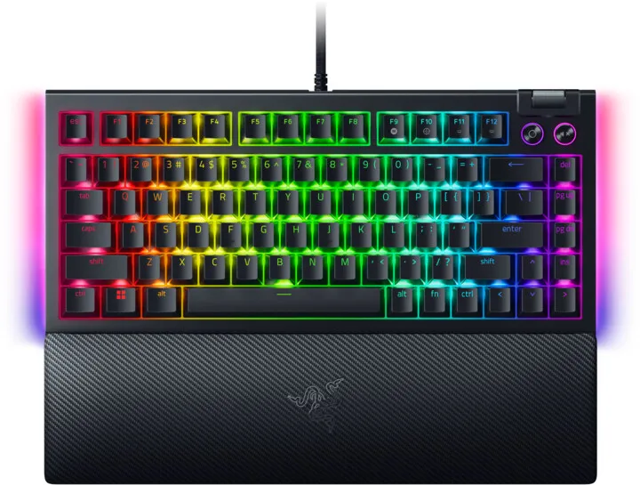 Tastierë Razer BlackWidow V4 75%, Razer Orange, Hot-swap, US - 1