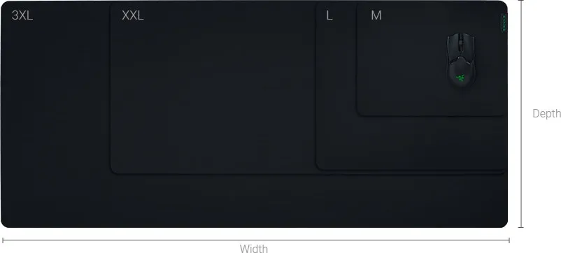 Mauspad Razer Gigantus, i gjelbër / i zi - 7