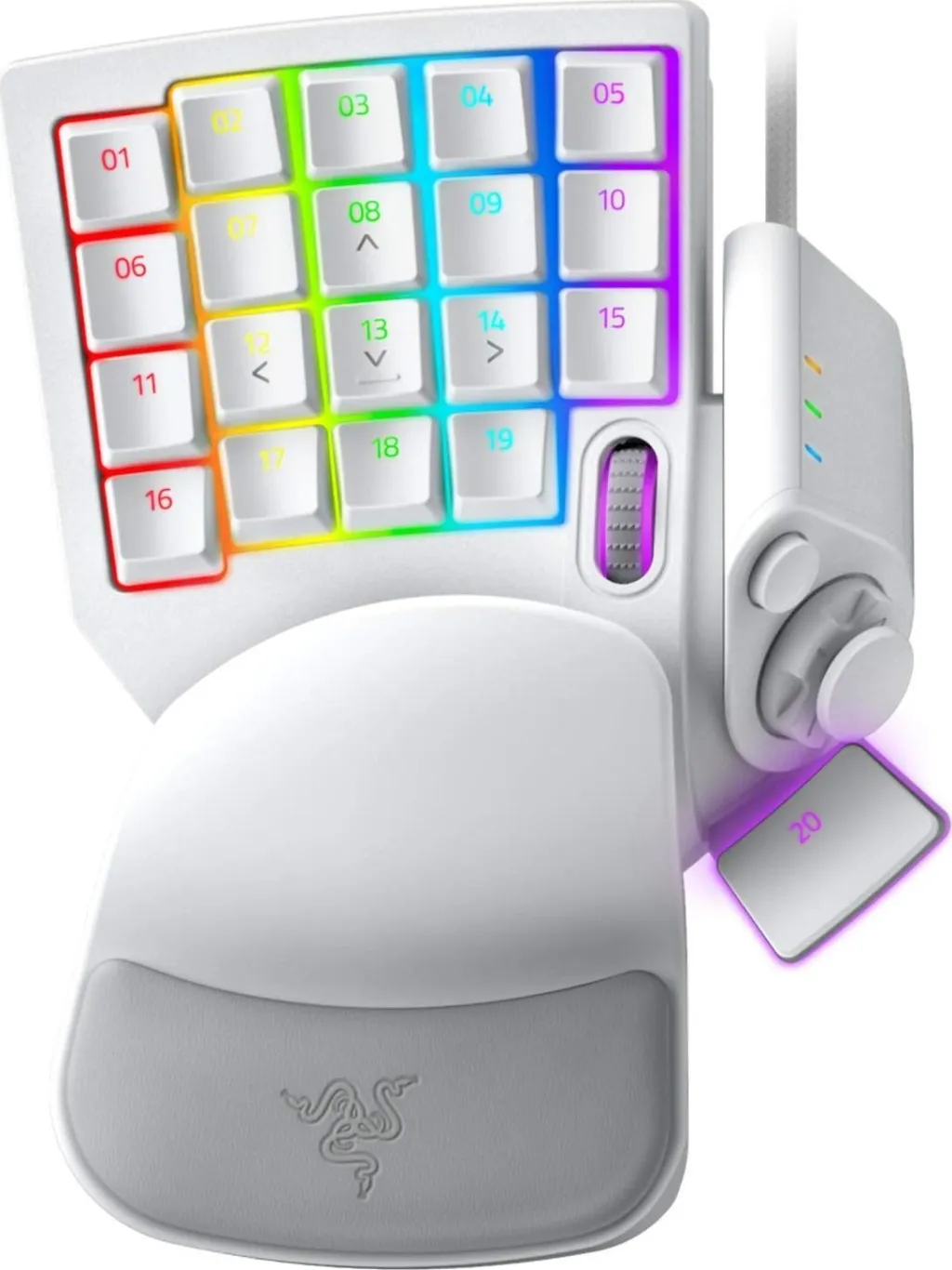 Tastierë Razer Tartarus Pro, Razer Analog Optical, e bardhë - 1