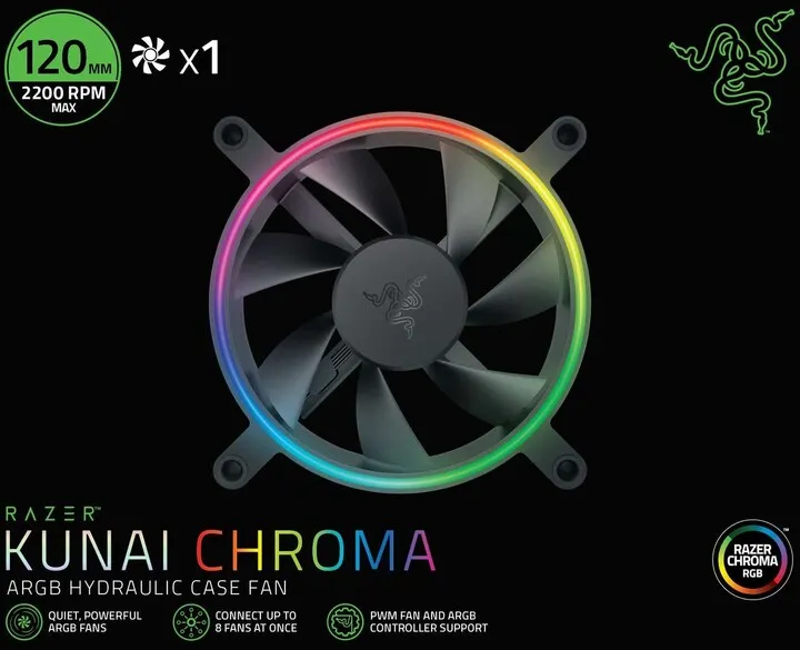 Ventilator Razer Kunai 120MM aRGB LED PWM Performance - 6