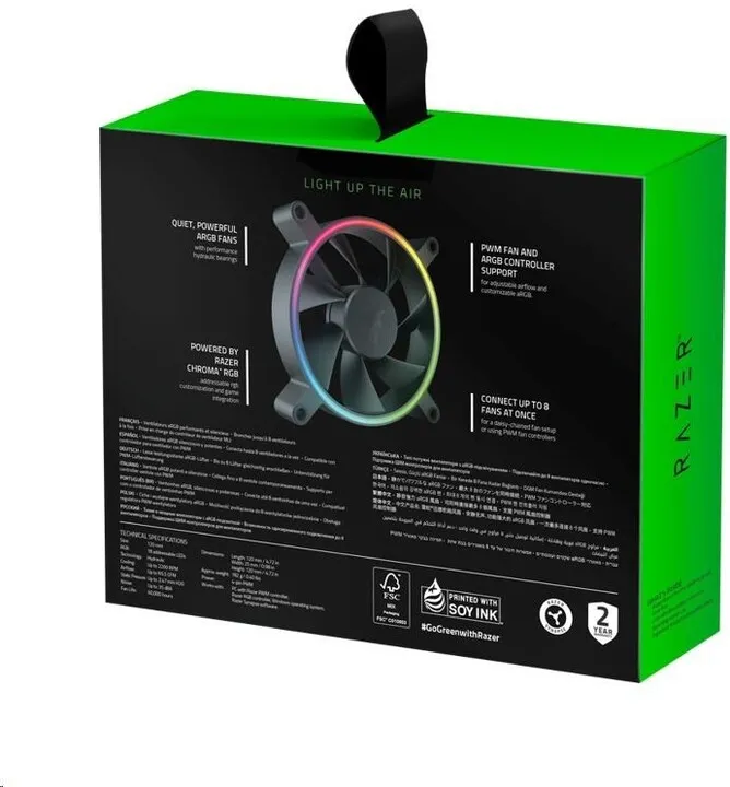 Ventilator Razer Kunai 120MM aRGB LED PWM Performance - 8