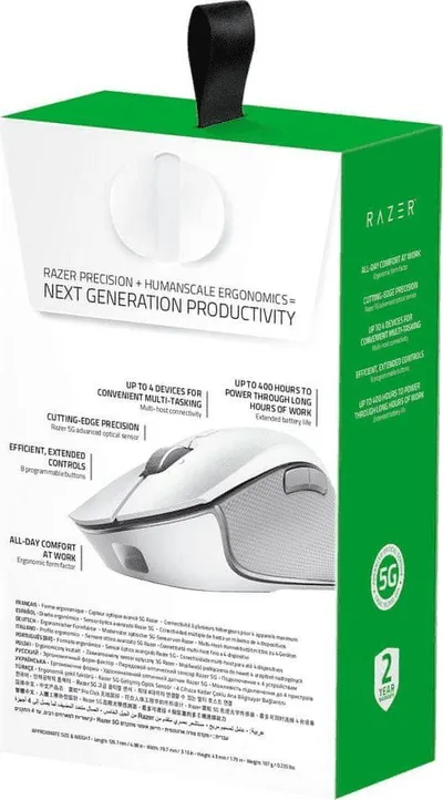 Maus Razer Pro Click, i bardhë - 3
