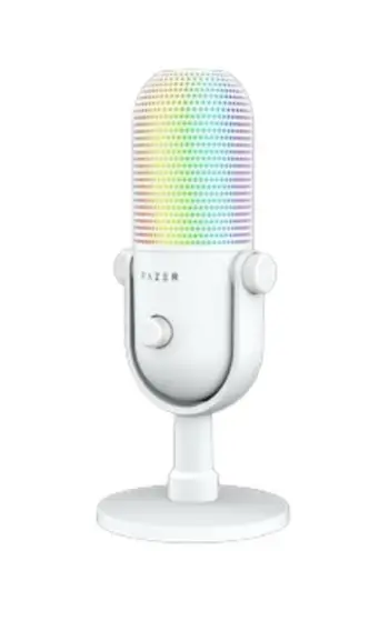 Mikrofon Razer Seiren V3 Chroma i bardhë RGB