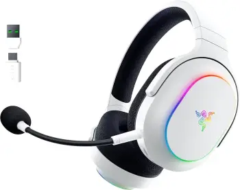 Kufje gaming Razer Barracuda X Chroma, wireless, Bluetooth 5.2, USB Type-C, bardhë