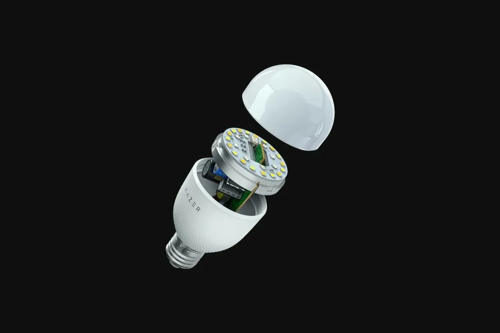 Llambë inteligente Razer Aether, RGB LED, e bardhë - 5